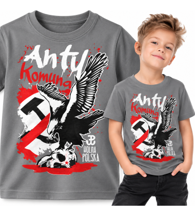 KOSZULKA DZIECIĘCA  Patriotyczna ANTY KOMUNA
